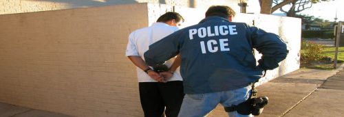 ICE arrest image