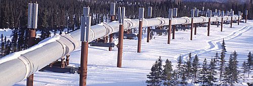 snowy pipeline