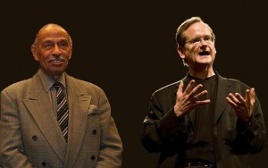 Rep. John Conyers (l.), Prof. Lawrence Lessig (r.) (Source: Flickr.com)